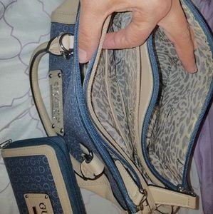 Guess purse with matching wallet